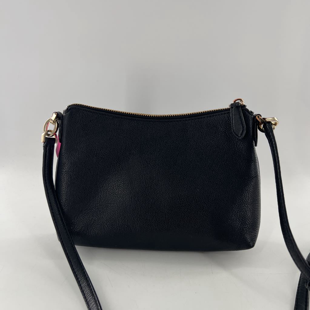 pebbled top zip crossbody