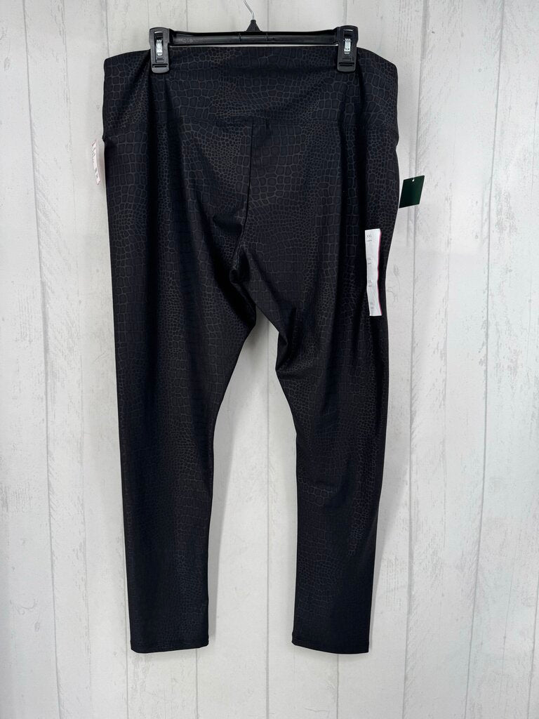 XXL embossed leggings