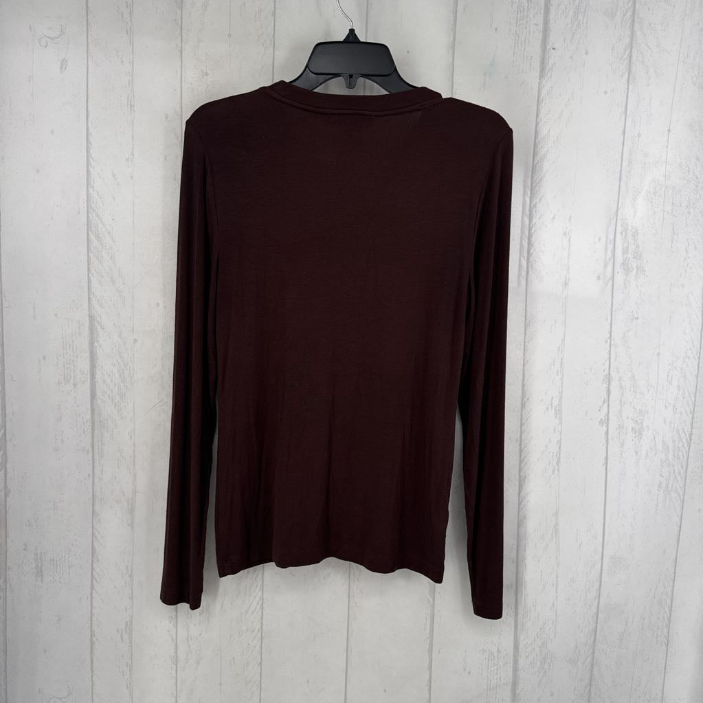 L ribbed l/s tee