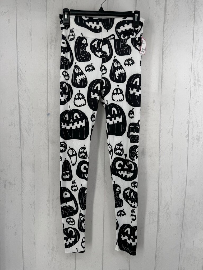 M fall leggings - pumpkins