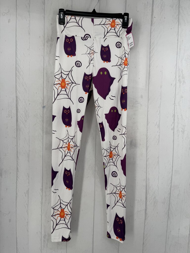 M fall leggings - spiders/owls