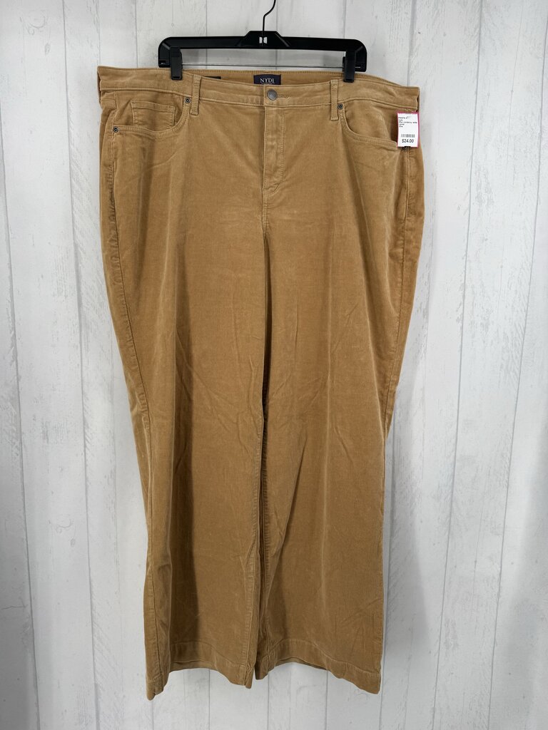 20w corduroy wide leg pant