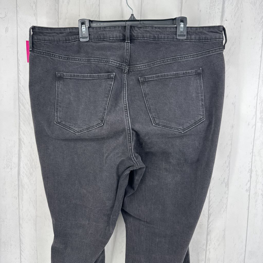 20 hi-rise flare leg jean