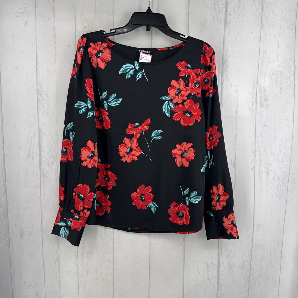 M flo print l/s top