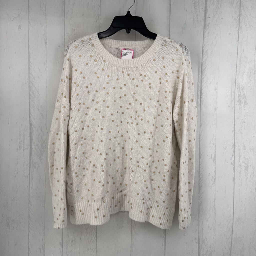 M polka dot sweater