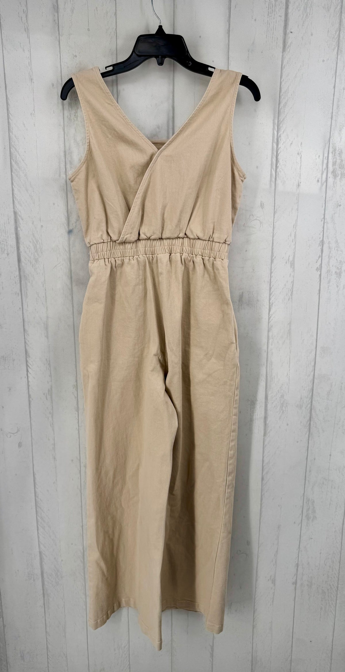 S denim slvls jumpsuit