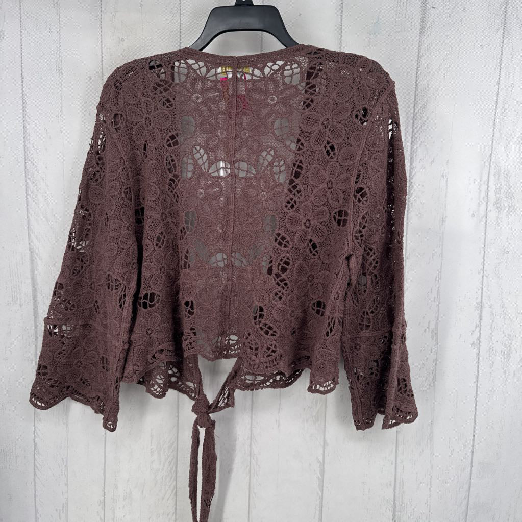 O/S crochet wrap top