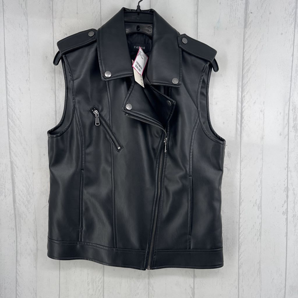 R98 S vegan leather moto vest