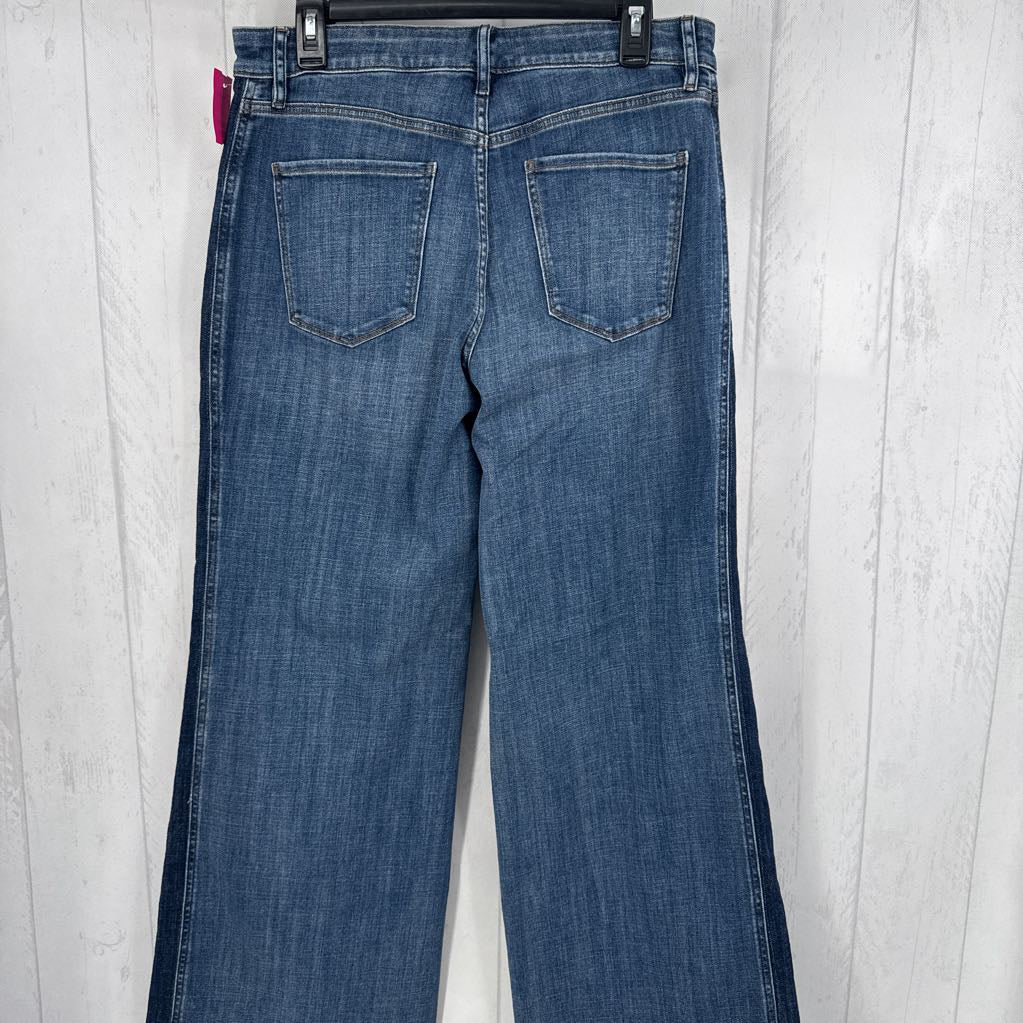 R140 10 hi-rise wide leg jean