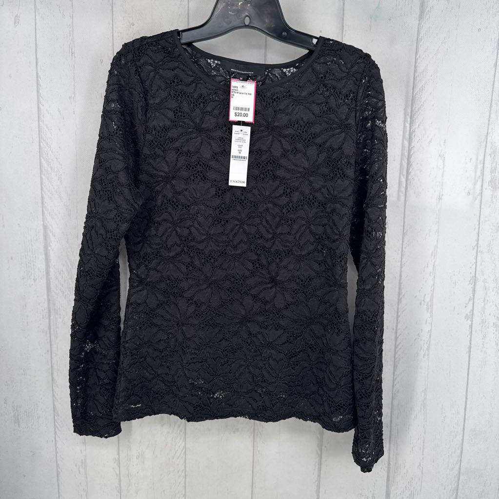 R79 M lace l/s top