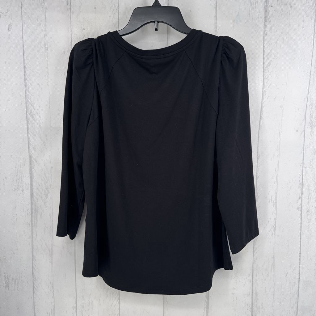 R55 L round neck 3/4 slv tee