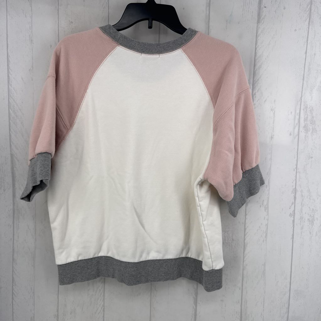 L colorblock s/s sweatshirt