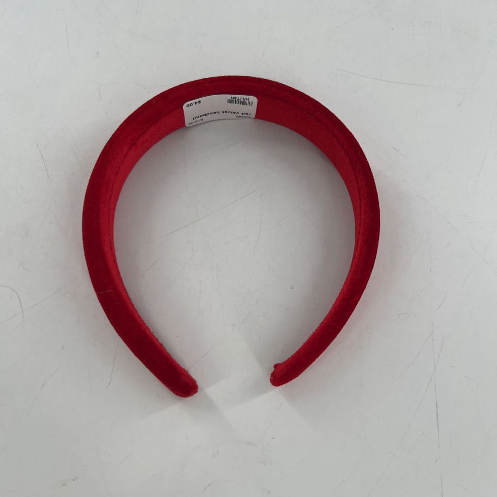 red velvet headband