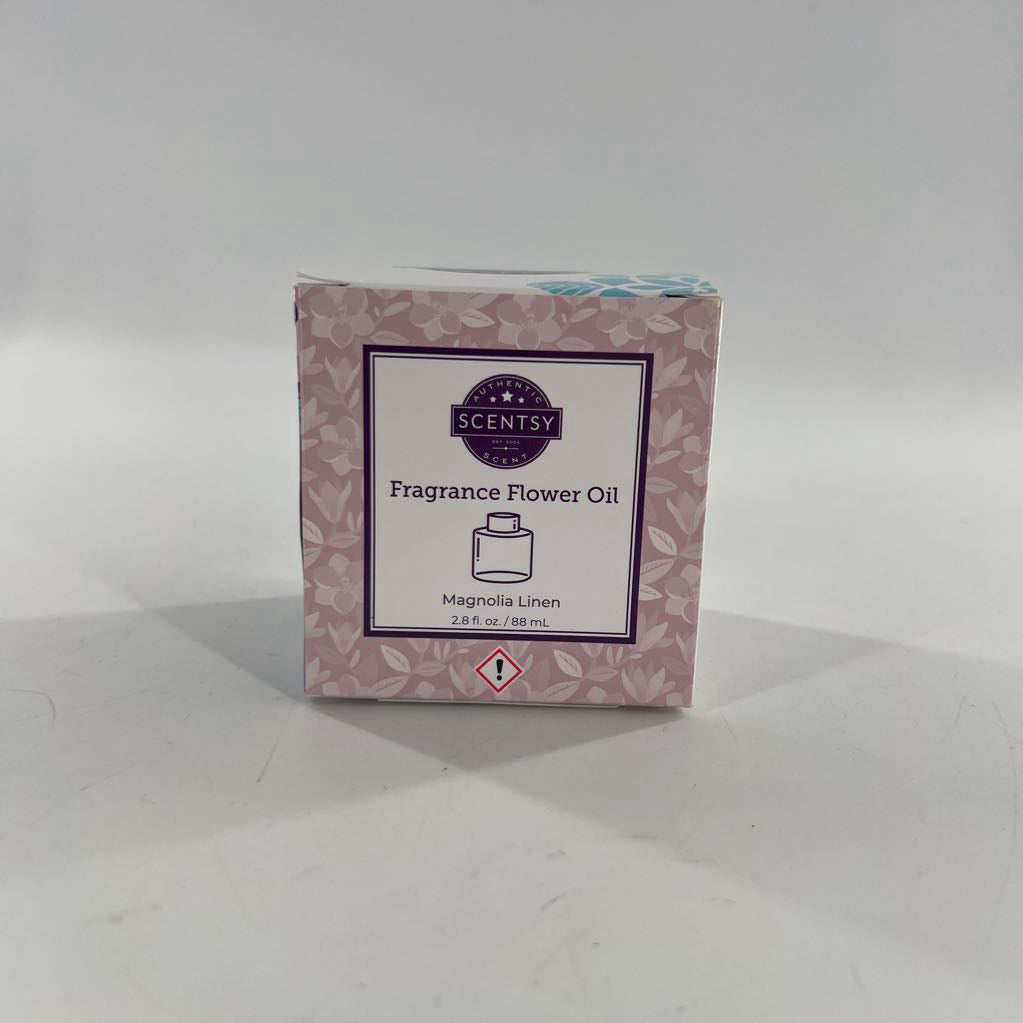scentsy fragrance flower oil-magnolia linen