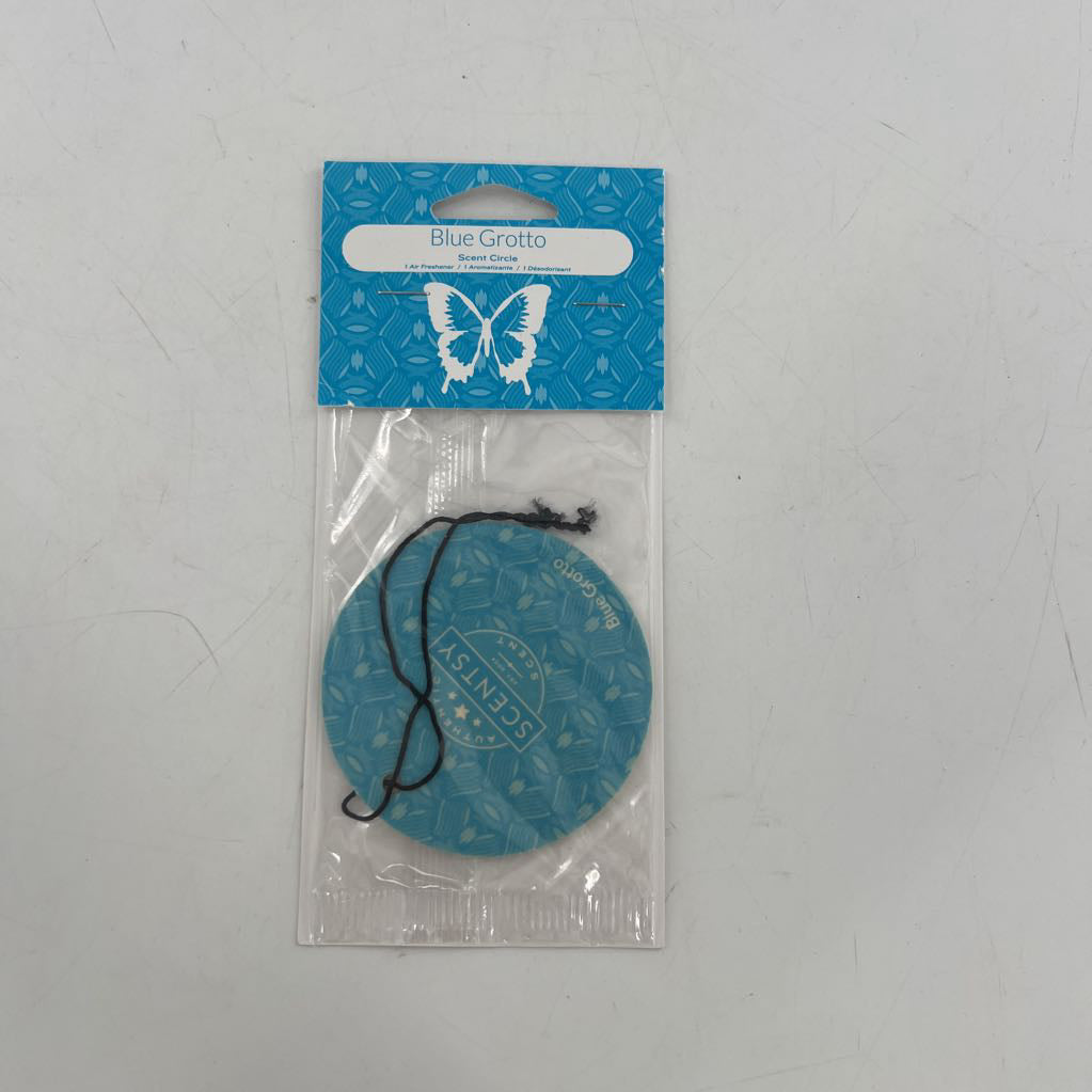 scentsy car air freshener -blue grotto