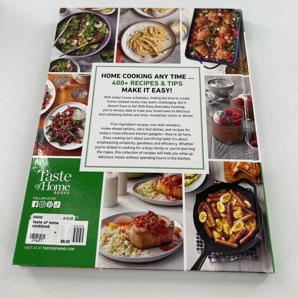 taste of home cookbook