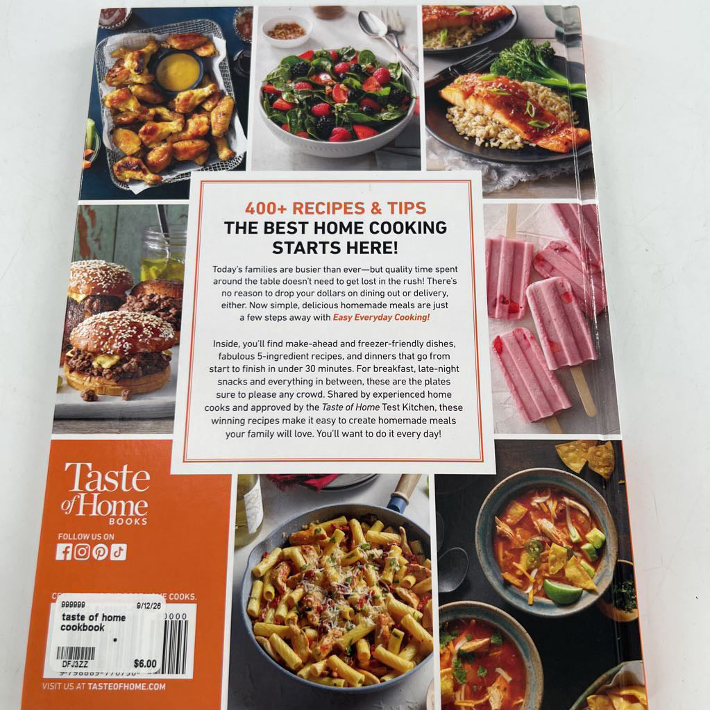taste of home cookbook