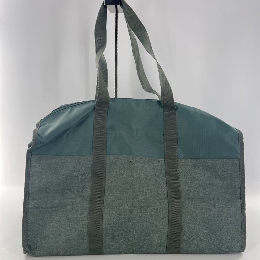 green duffel bag