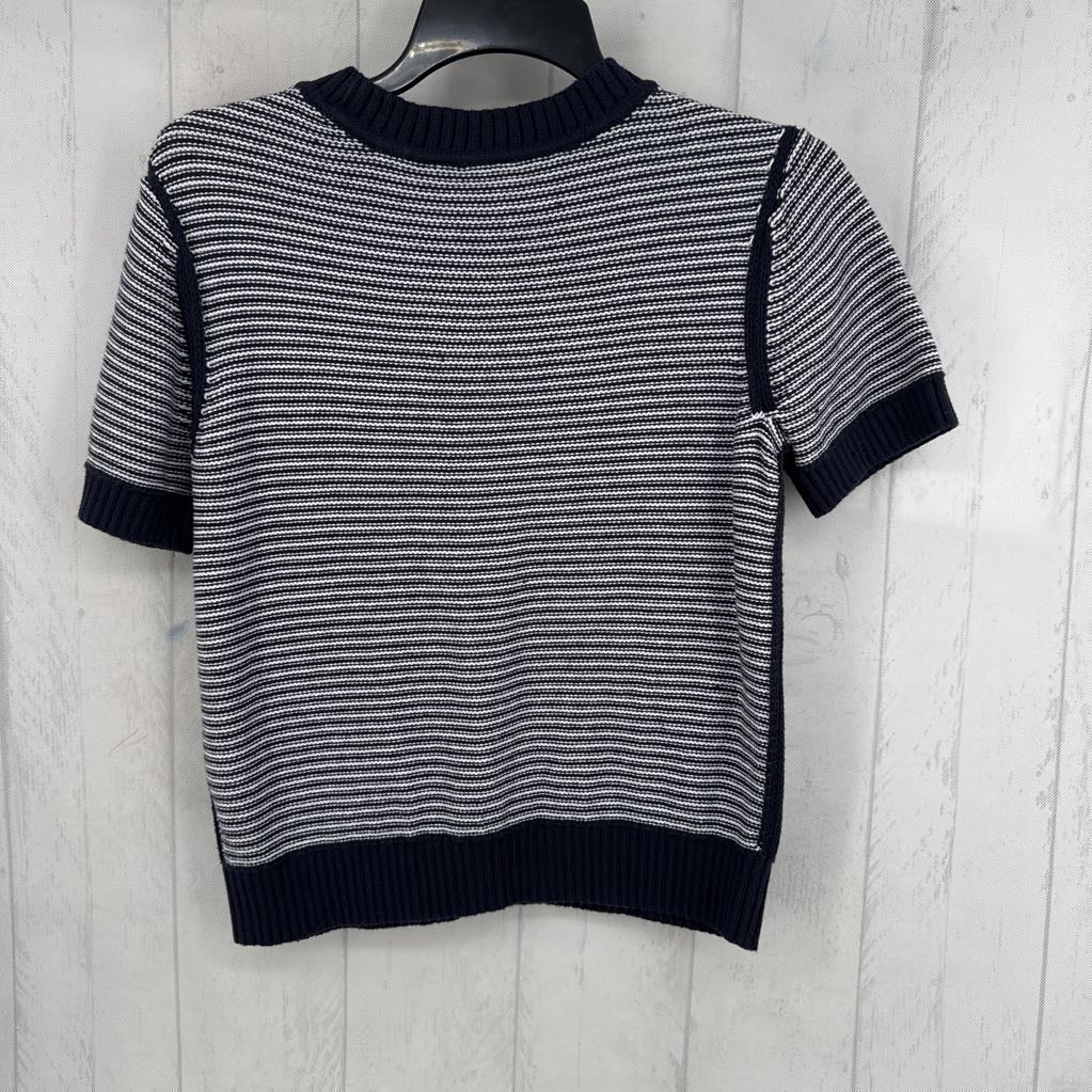 S striped crewneck s/s sweater