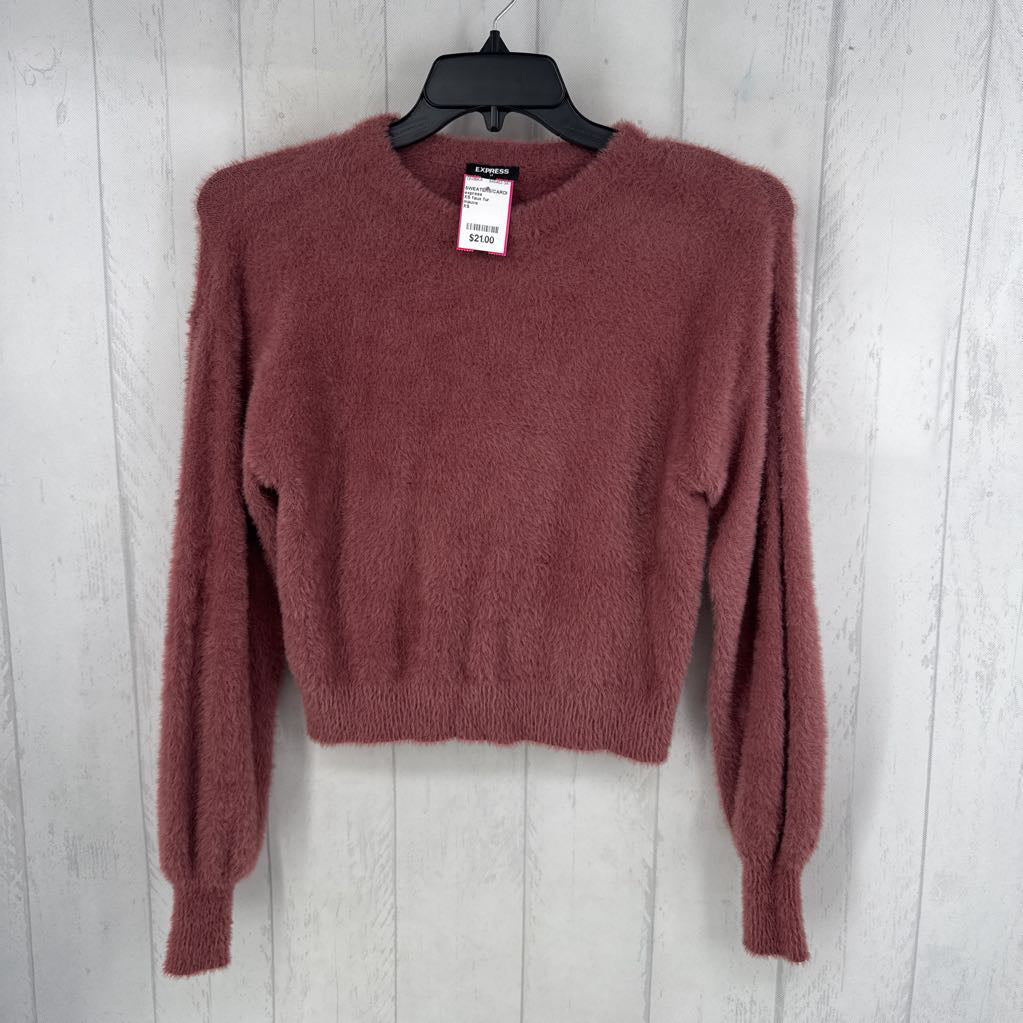 XS faux fur sweater
