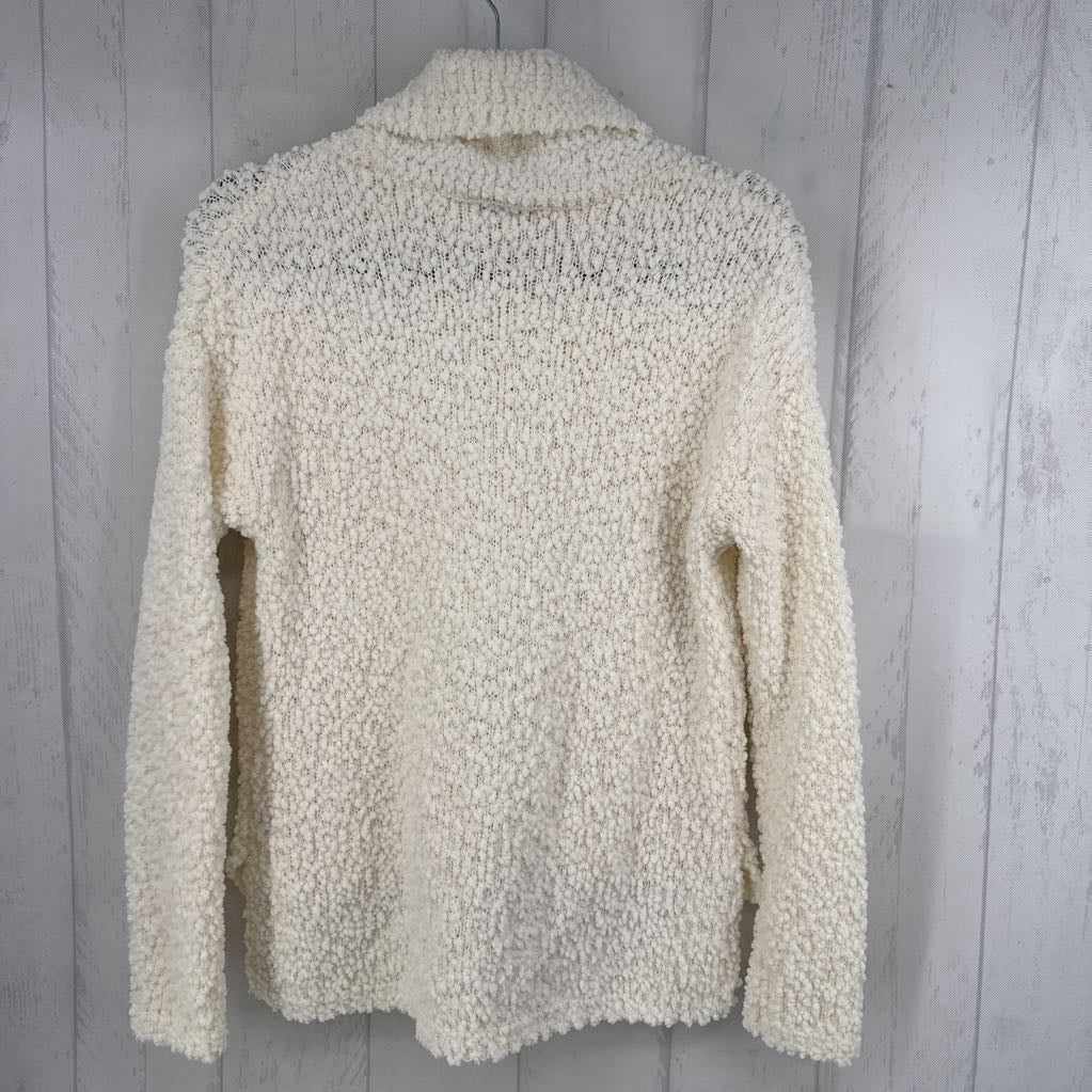 XS boucle cowl neck sweater