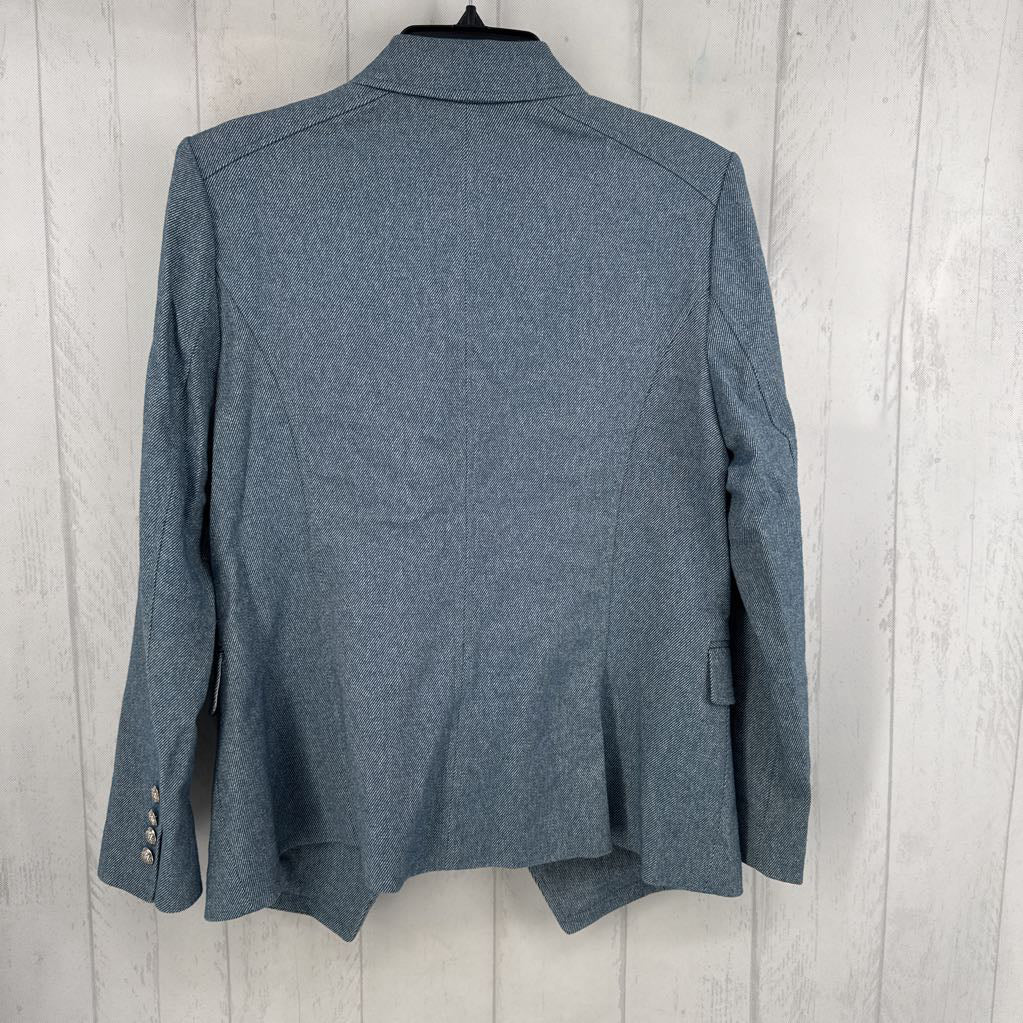 12 chambray blazer