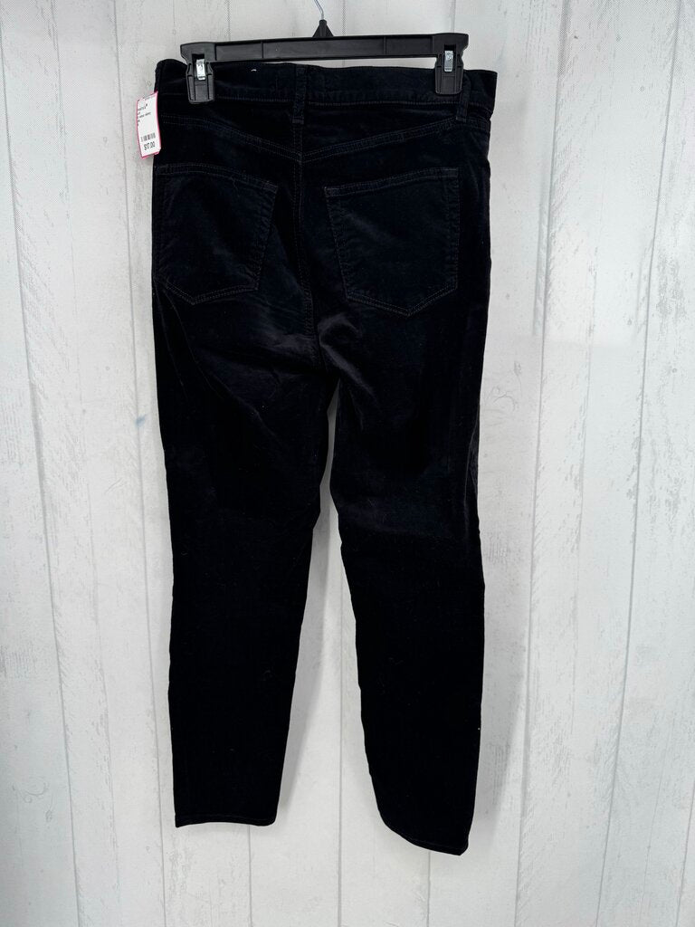 6 velour skinny pant