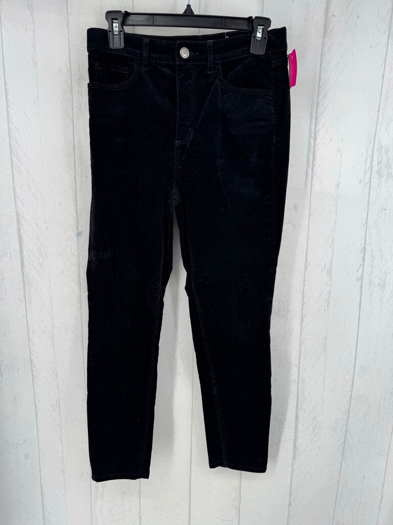 6 velour skinny pant