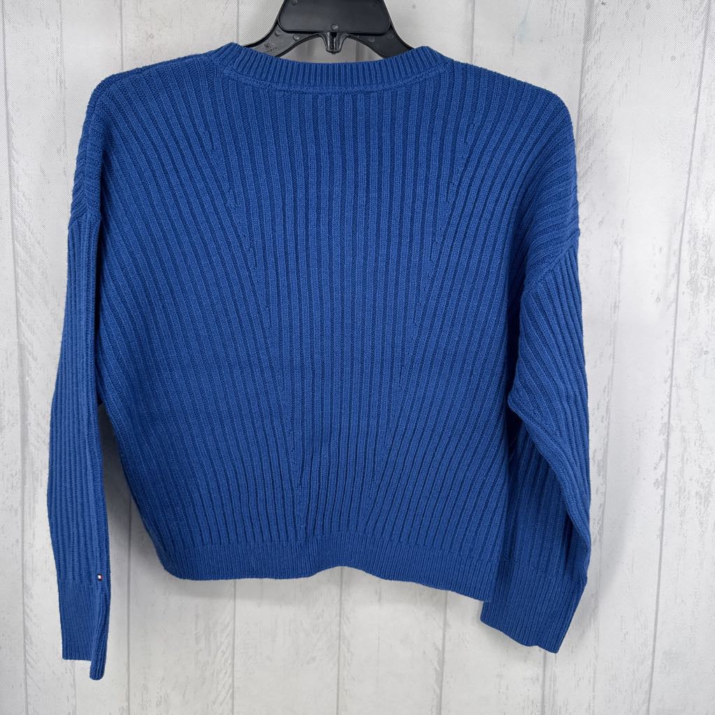 S cable knit drop shoulder sweater