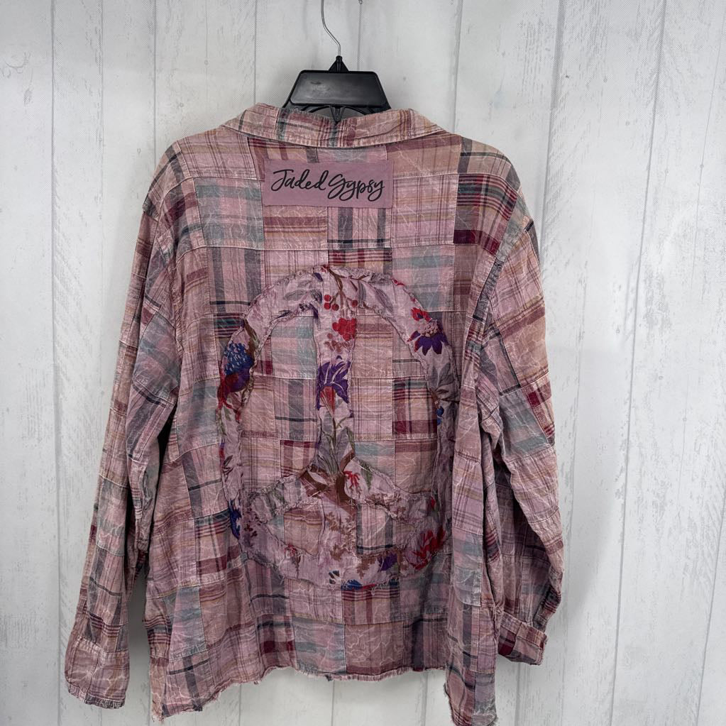 R135 O/S patchwork jacket