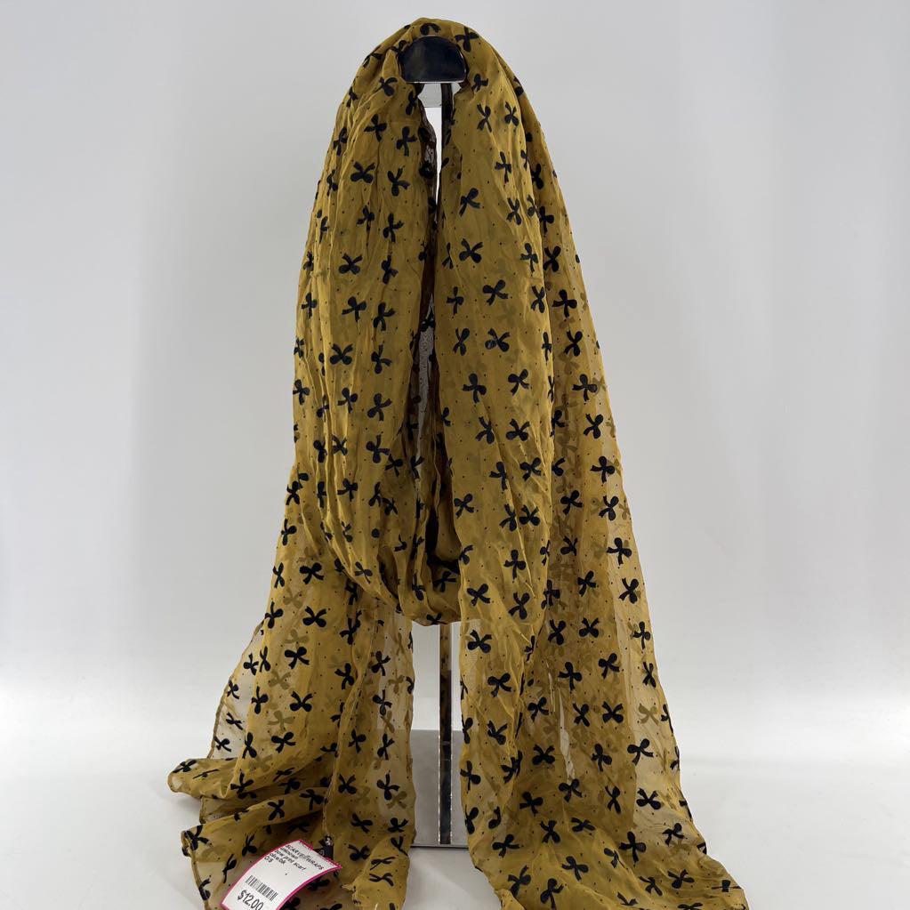 bow print scarf