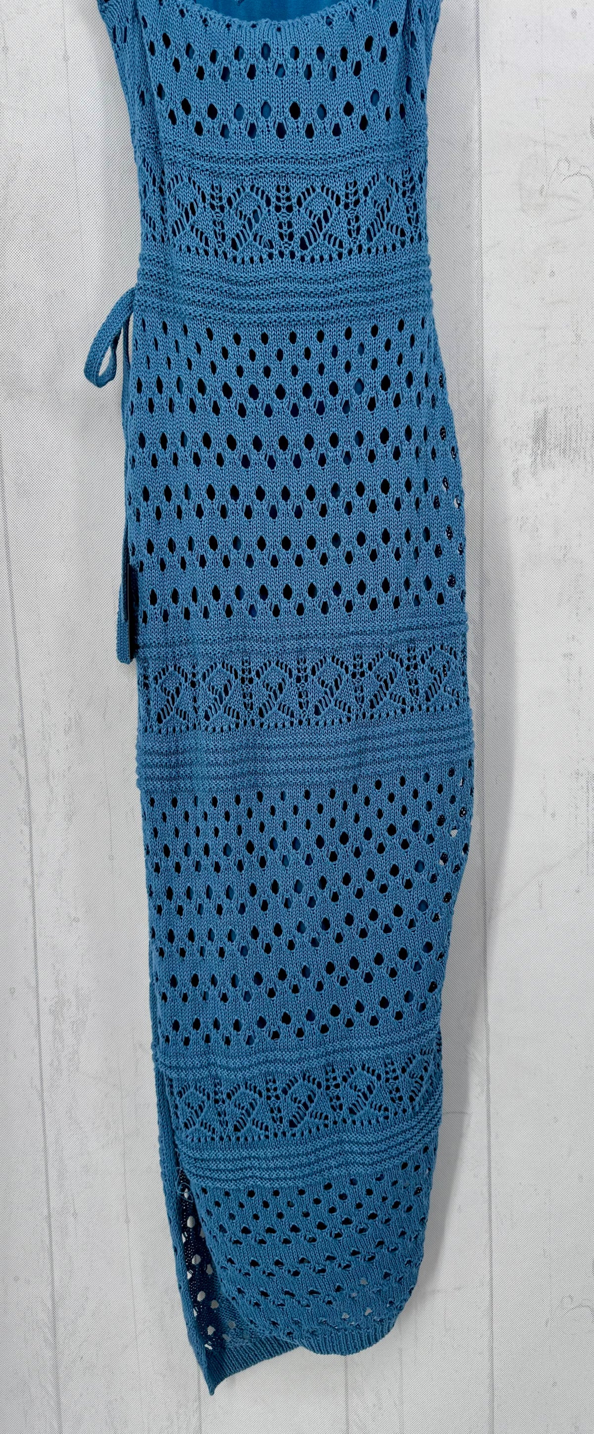 S crochet slvls wrap dress