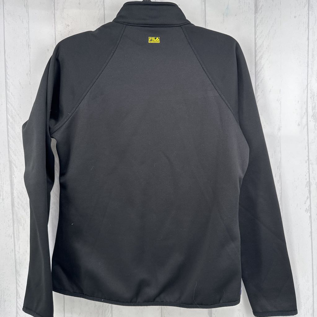 M quilted zip-up jacket