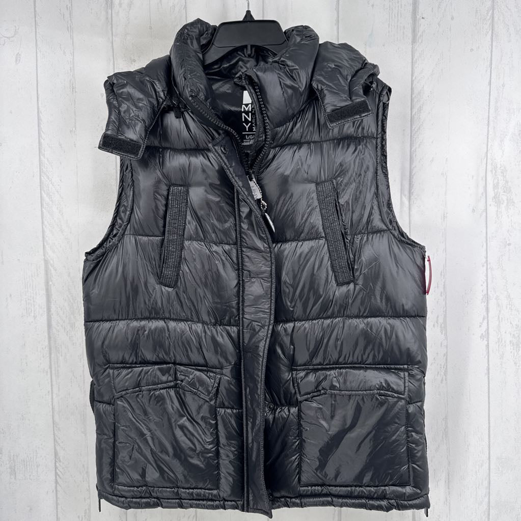 L quilted puffer vest