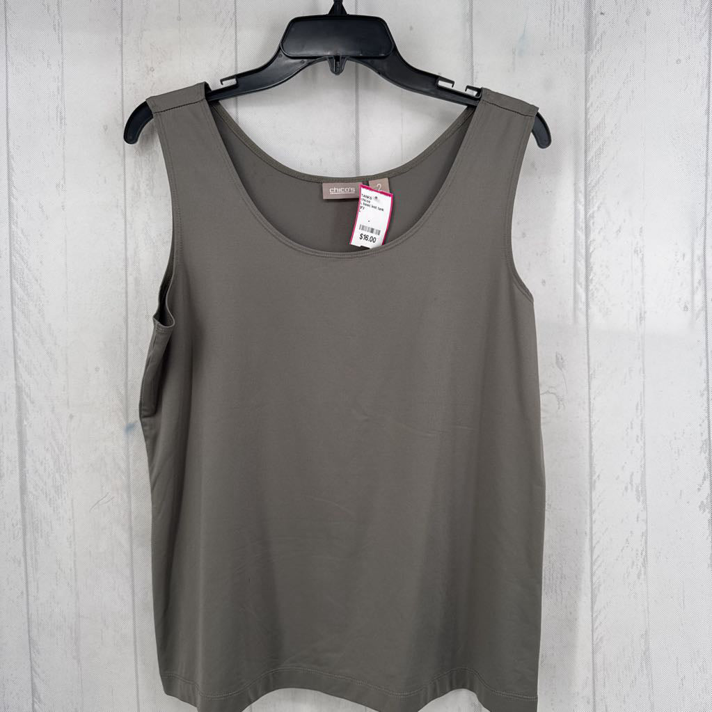 L basic knit tank