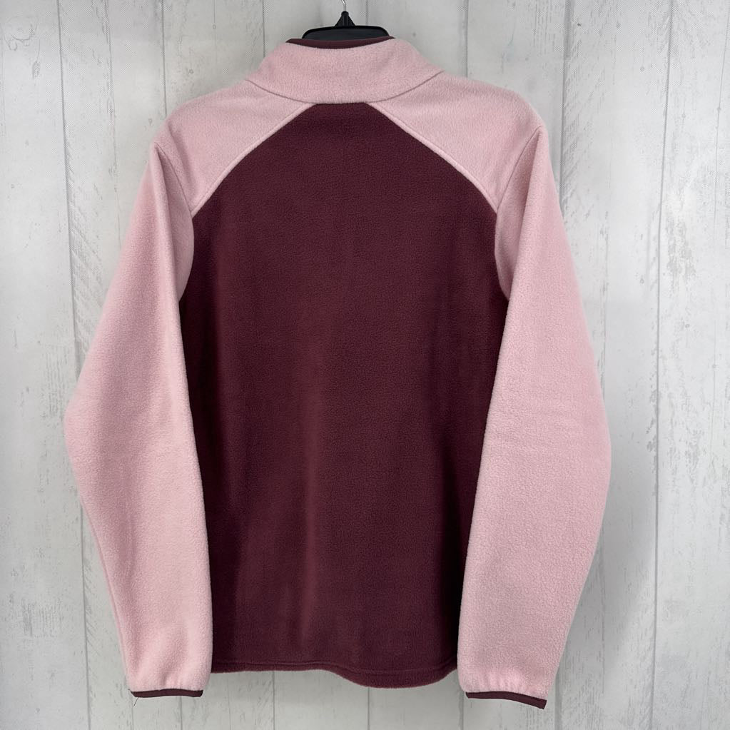 L fleece quarter zip pullover