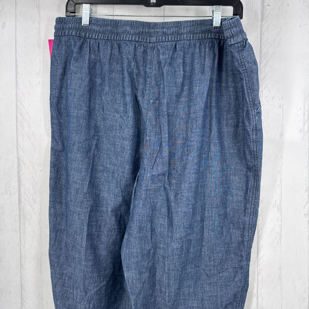 1X chambray pull-on pant