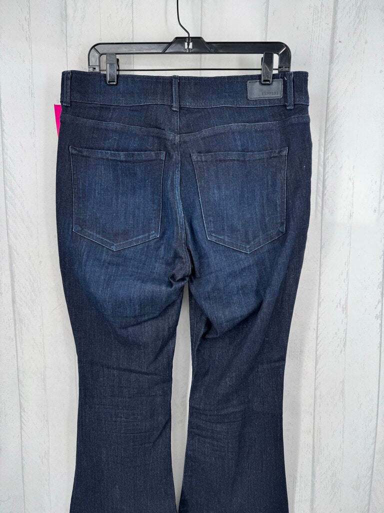 12 hi-rise flare leg jean