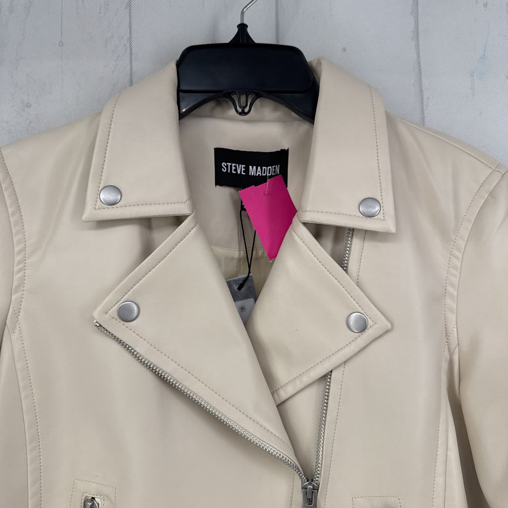 R99 S vegan leather moto jacket