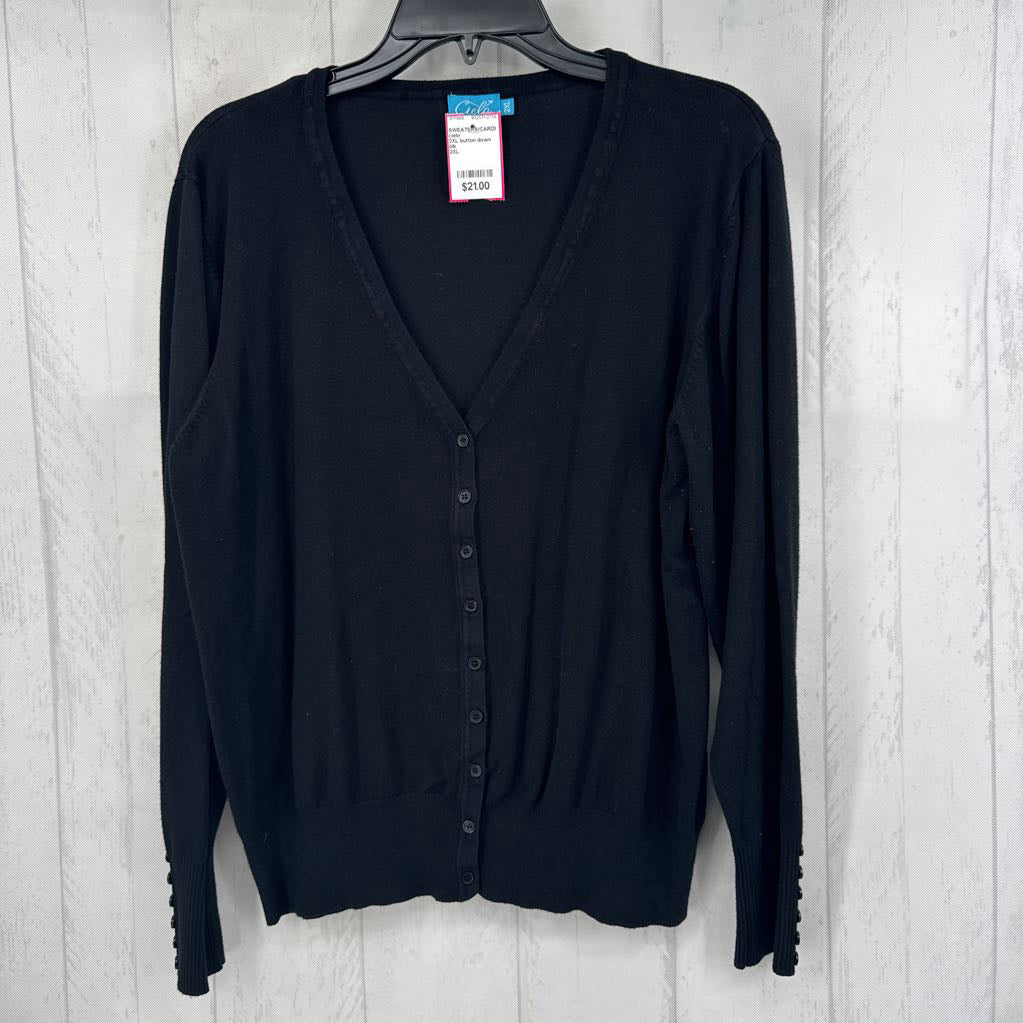 2XL button down cardi
