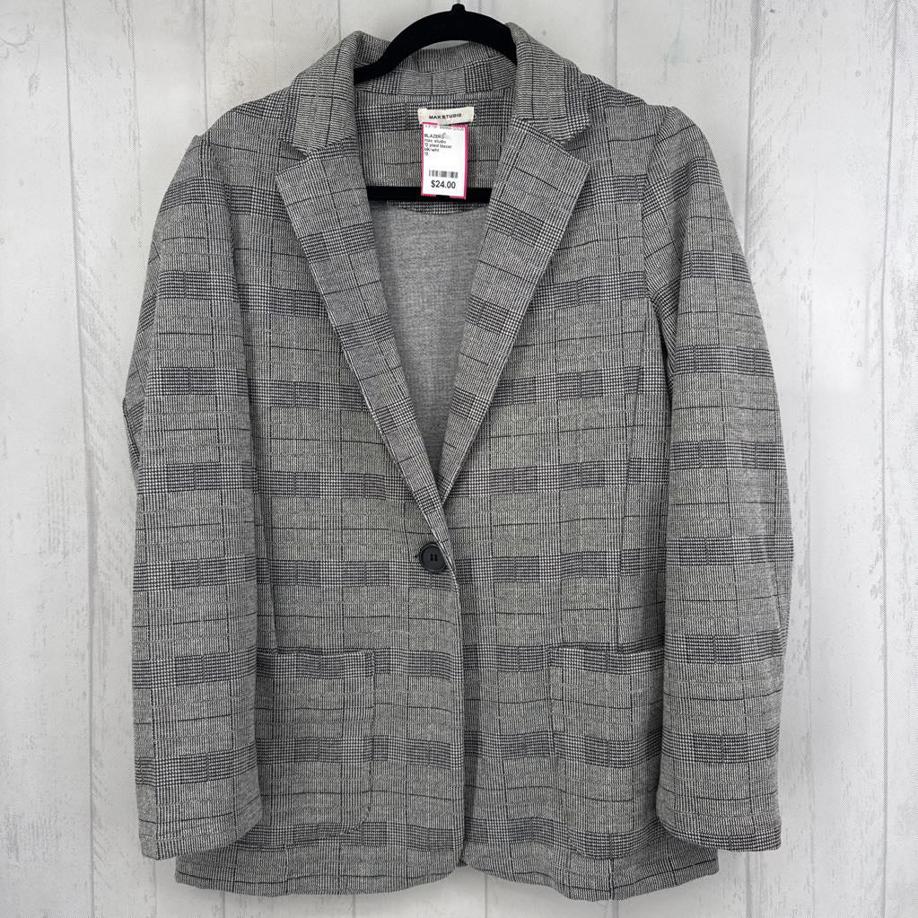 12 plaid blazer