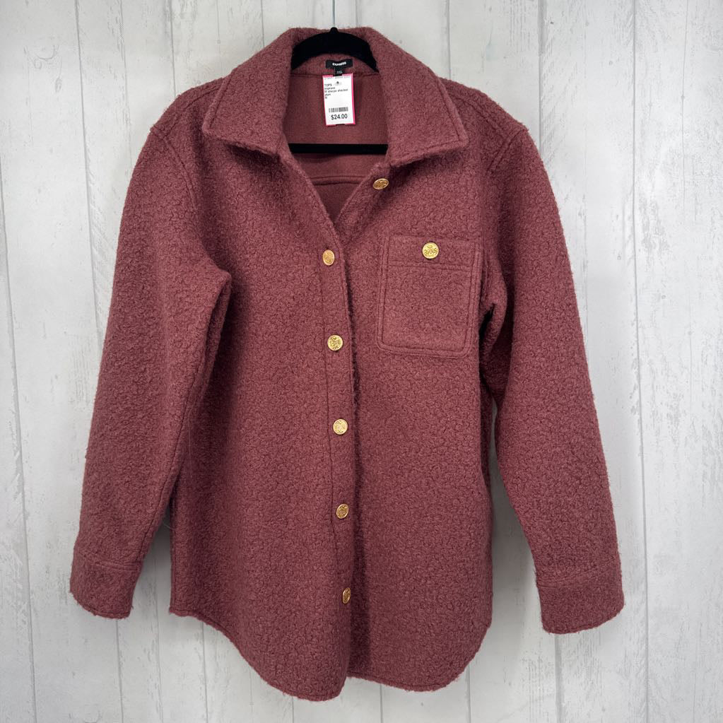 M sherpa shacket