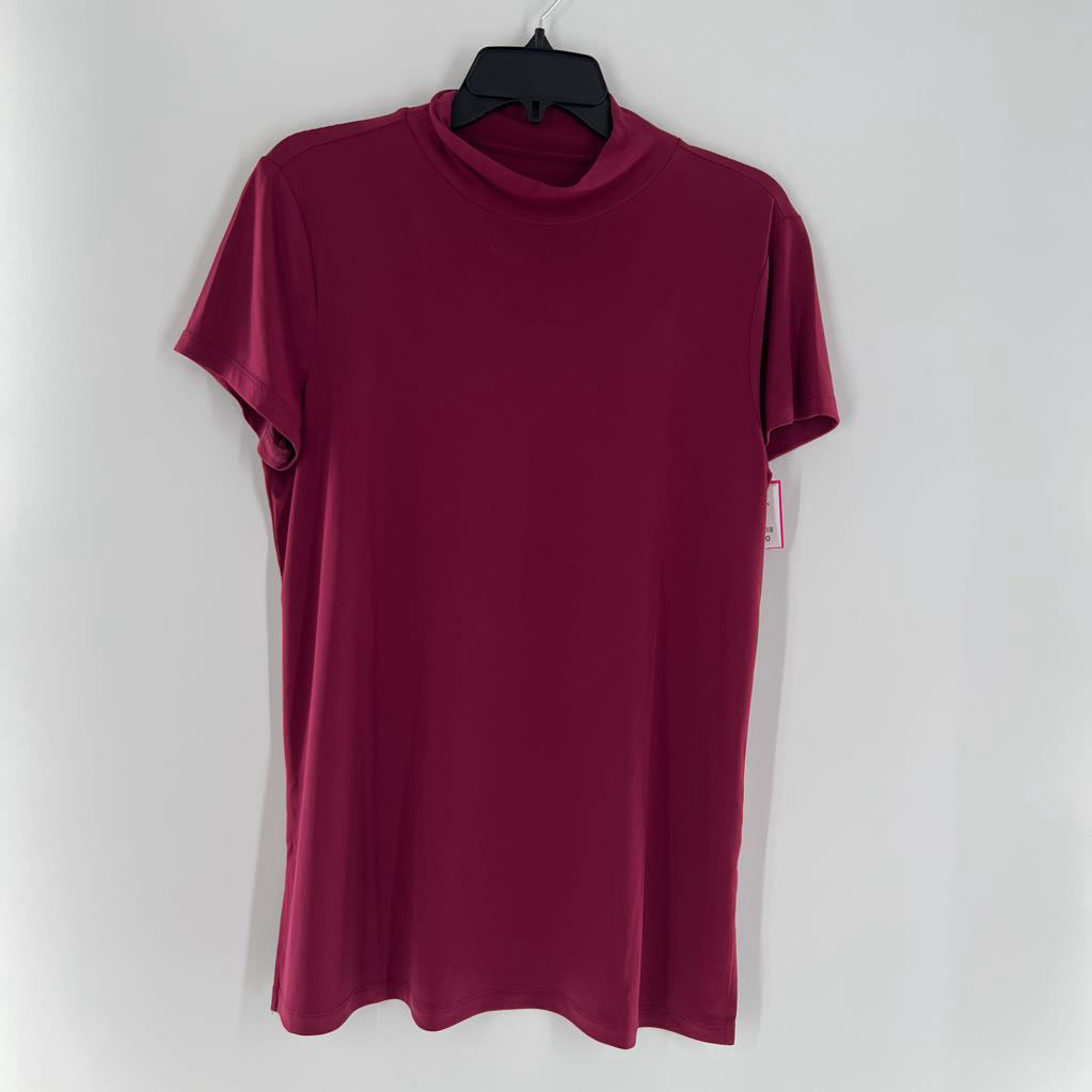 M mockneck s/s top