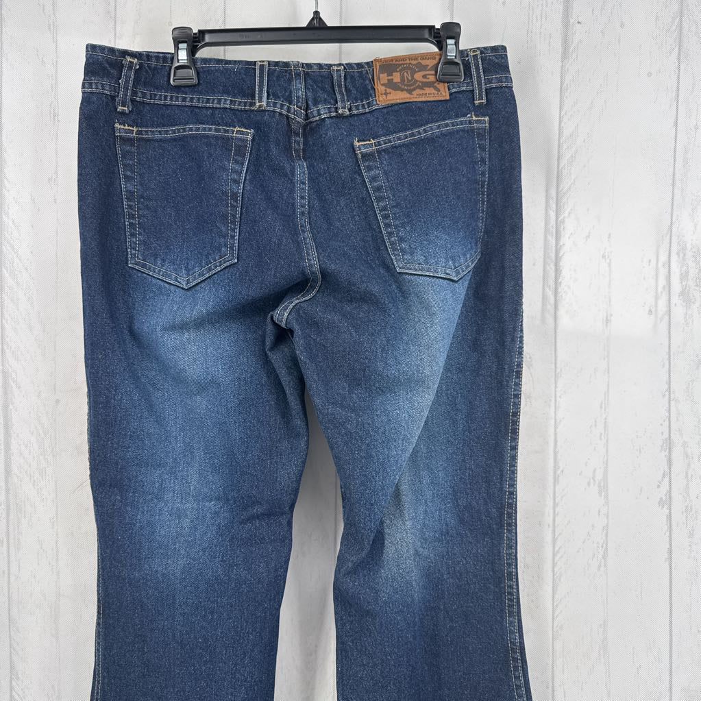 13 flare leg jean