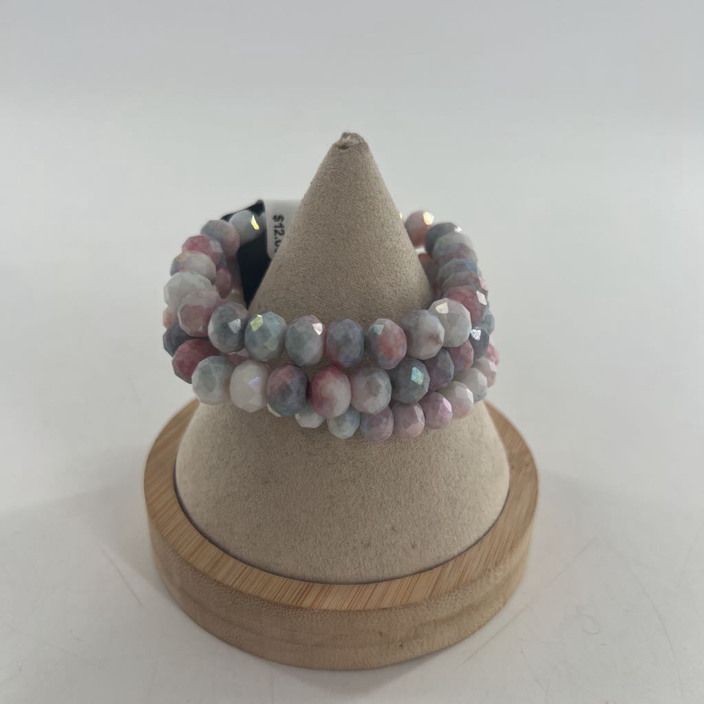 beaded stretch bracelet set