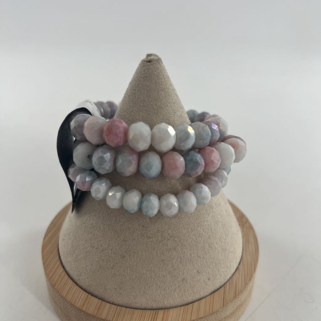 beaded stretch bracelet set