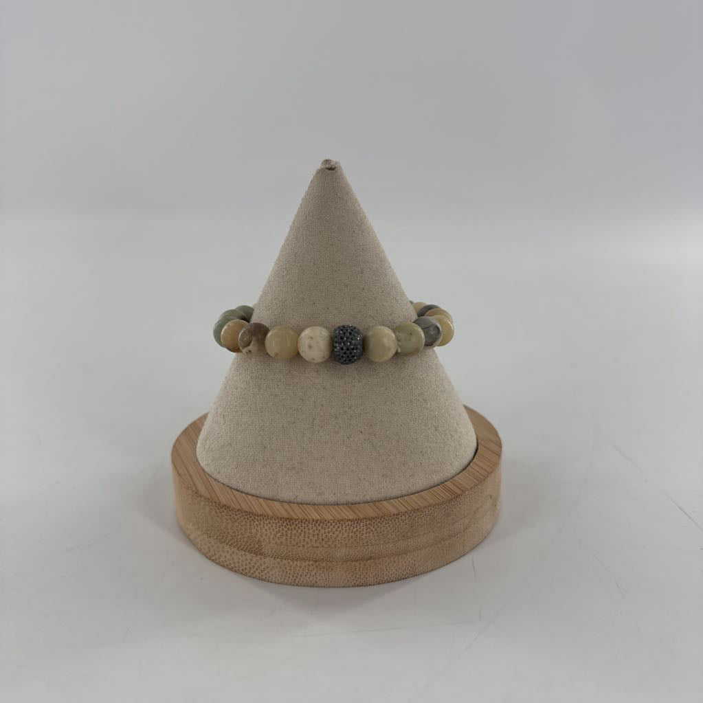 beaded stretch bracelet