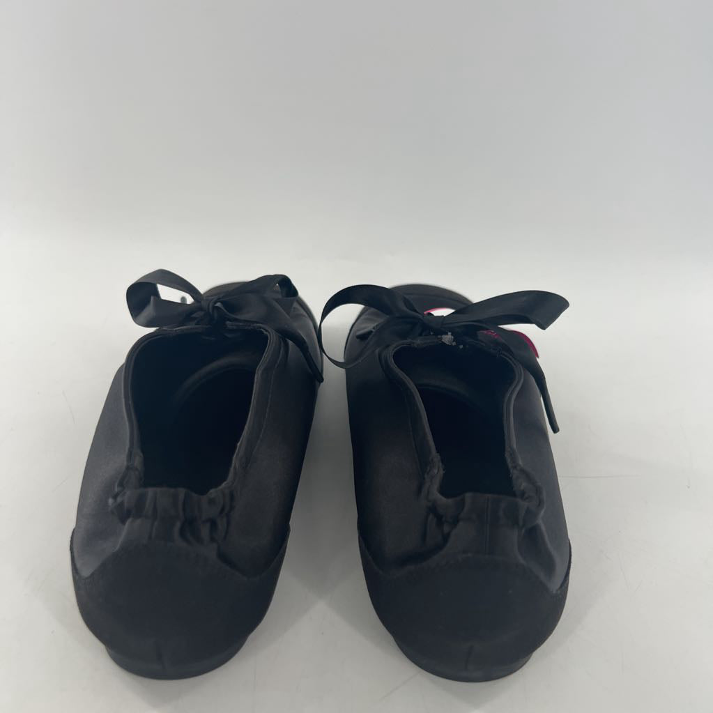 9.5 satin lace-up flats