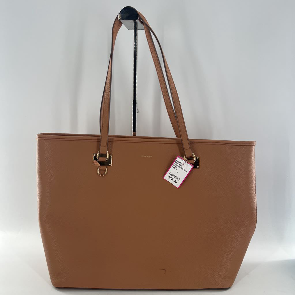 vegan leather tote bag