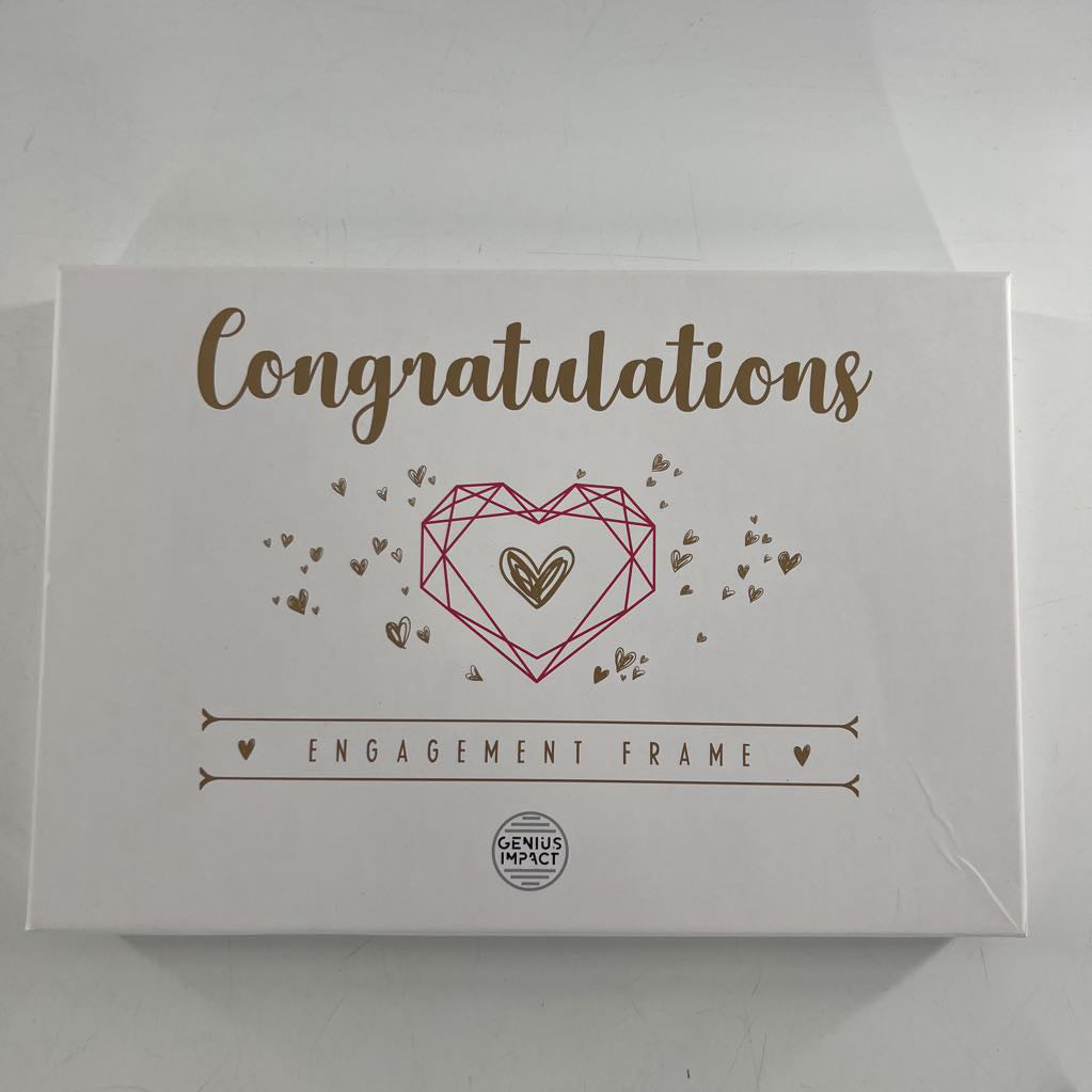 engagement photo frame